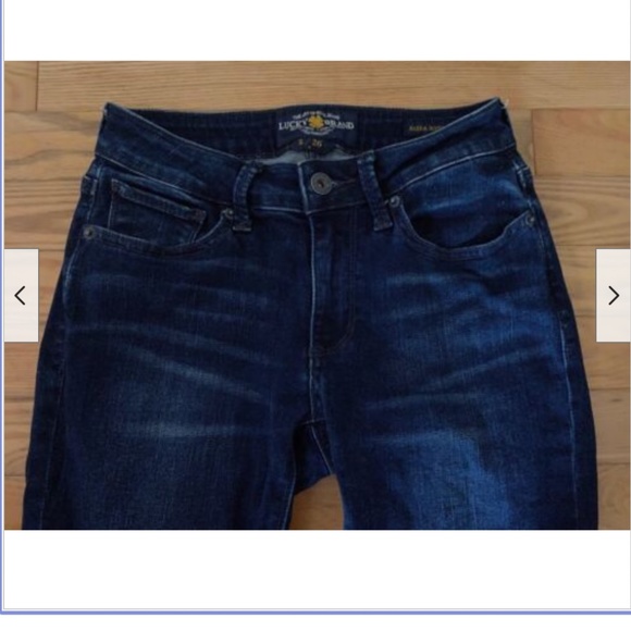LUCKY BRAND Sasha Super Skinny Stretch Dark Wash Jeans - Picture 2 of 7